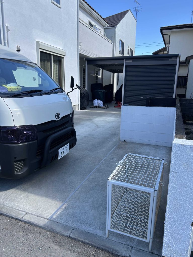 バイク屋店舗工事前